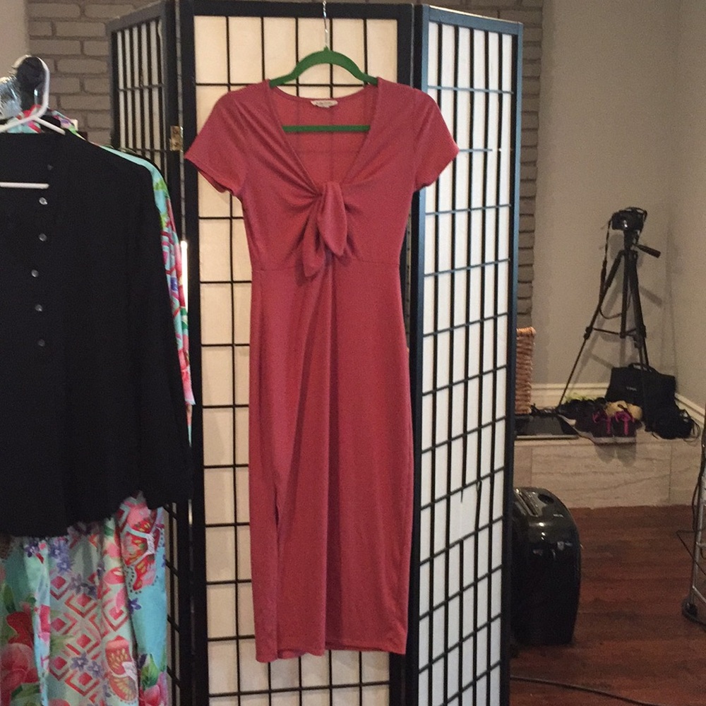 Fitted maxi dress